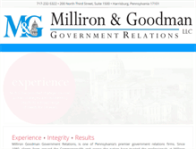 Tablet Screenshot of millirongoodman.com